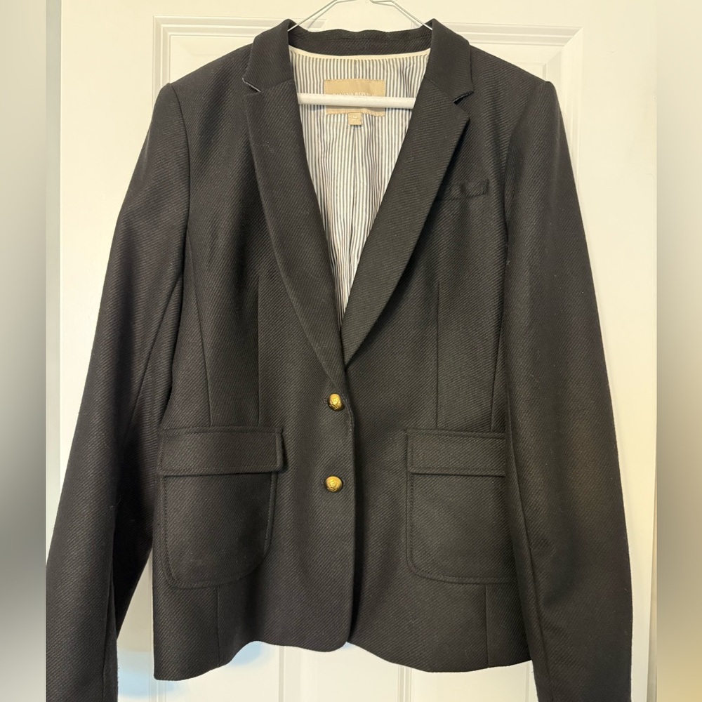 Banana Republic Jacket with striped lining